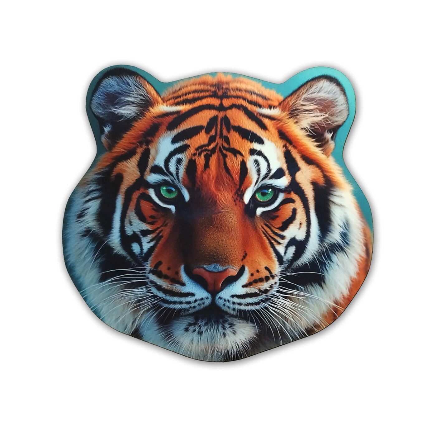 Personalized mouse pad in unique shape with colorful print